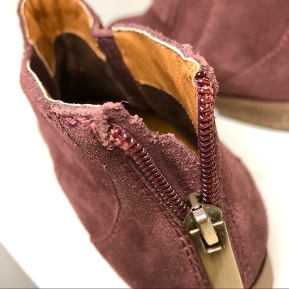 DV by Dolce Vita | Purple Suede Ankle Boots Booties 7.5 - Picture 12 of 16
